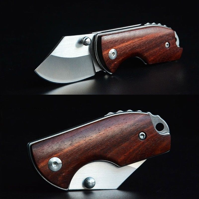 08F1 ... couteau pliant bois santal 