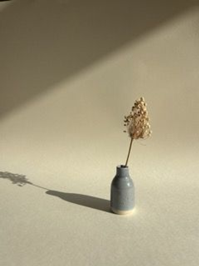 Mini vase bleu violet 