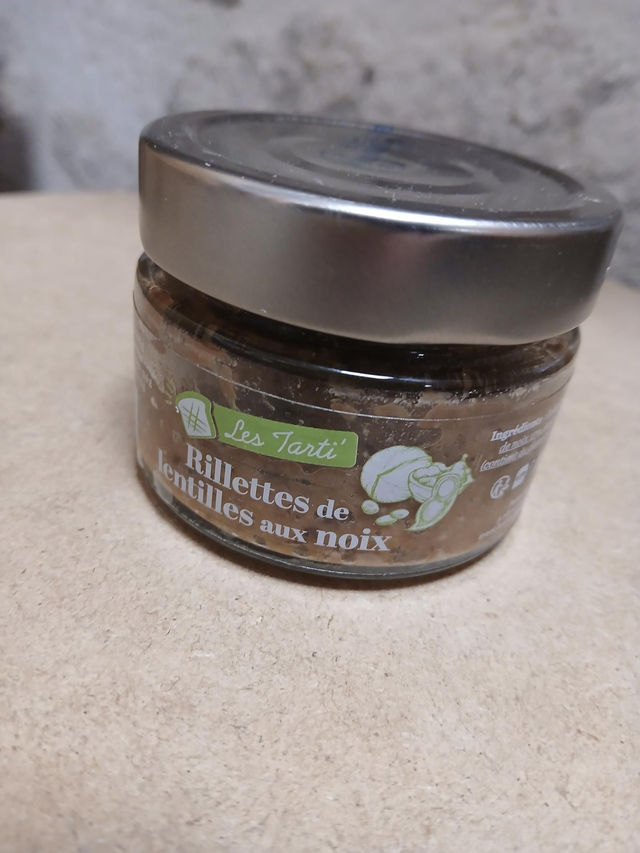 Tartinade rillettes de lentilles aux noix 85g