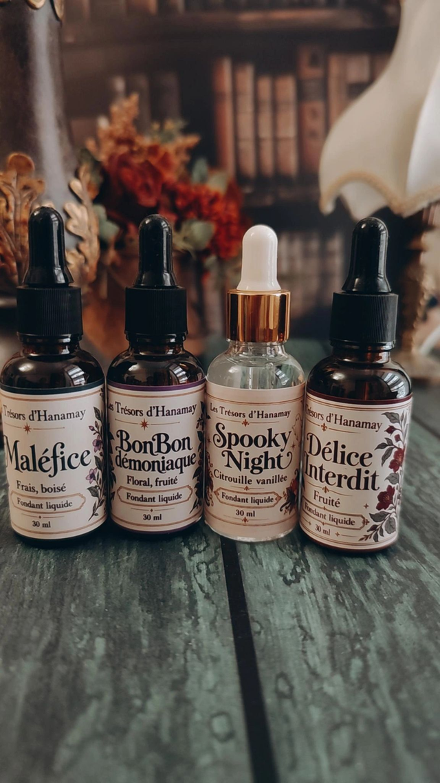 Fondant liquide parfumé 30 ml – Collection de potions