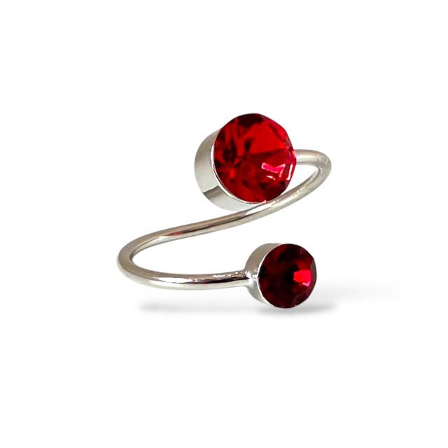 Ring DUO SMALL Rot Mix
