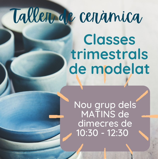 Clases continuadas de modelado -Grupo de los miércoles  de 10:30-12:30H 300€ /trimestre