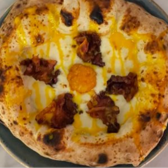  Pizza Spaghetti con Panna