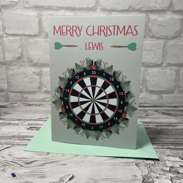 Darts - Christmas Card