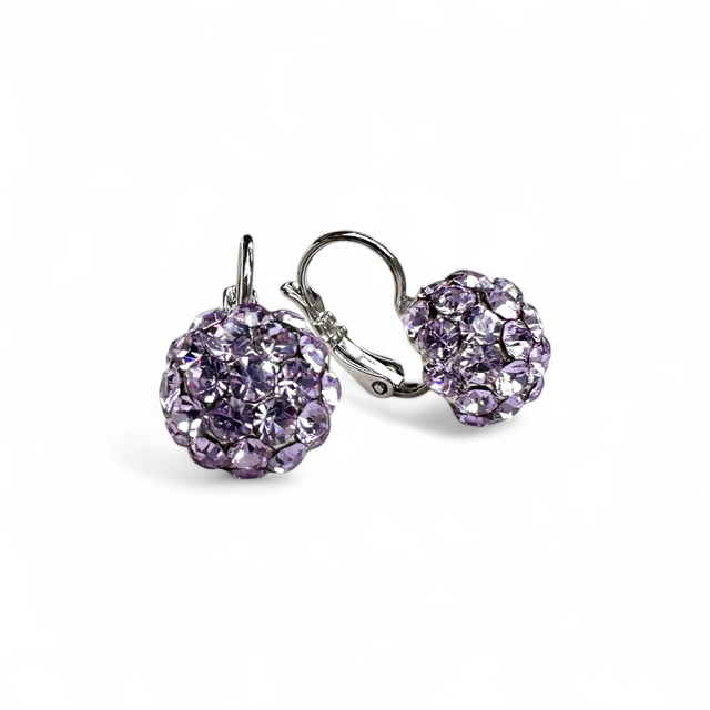 Ohrhänger POWERBALL Violet, Lila