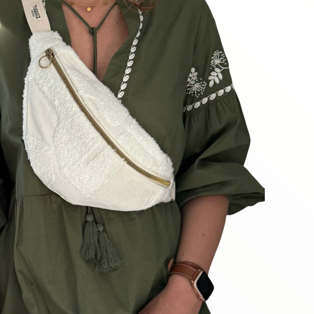 Sac Banane Blanc Cassé 