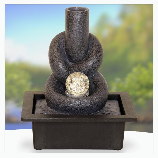 "Vase à fleurs" - Fontaine en résine 26 cm 