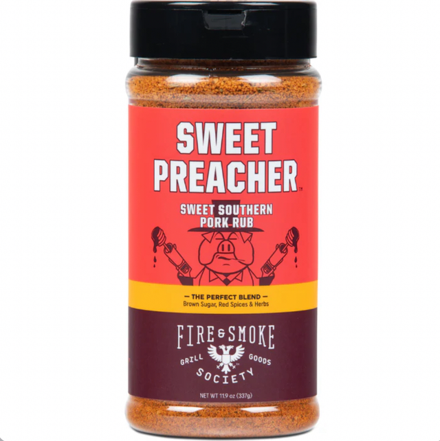 Fire & Smoke Sweet Preacher Pork Rub 337g
