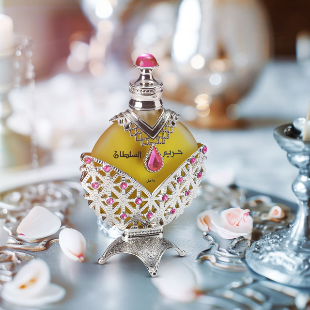 Khadlaj Hareem Al Sultan Silver - Perfume em óleo 35ml (Feminino)