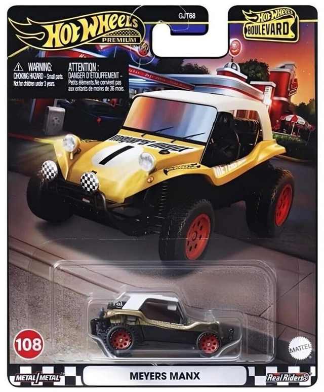 Hot Wheels Premium Boulevard - Meyers Manx in Gold