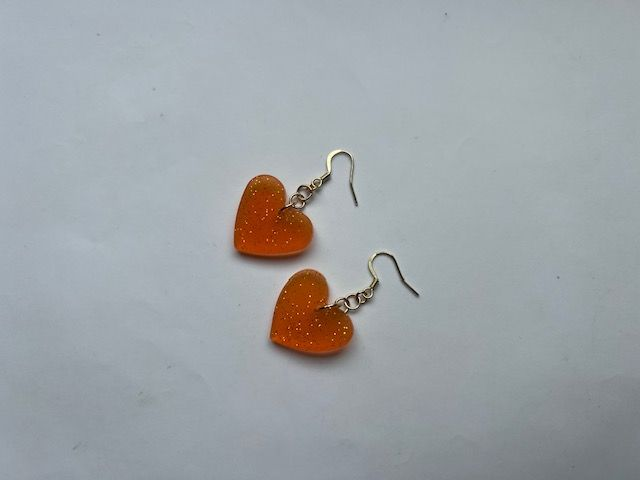 Boucles d’oreilles Cœur solaire