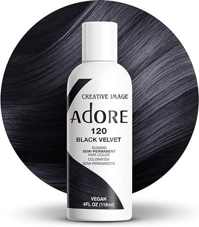 Creative Image Adore Shining Semi-Permanent Hair Colour 118 ml (120 Black Velvet)