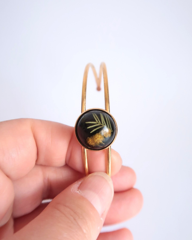 Bracelet fleuri Élégance (mimosa) | BR19