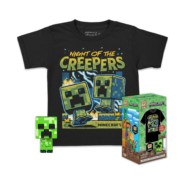 Minecraft: Creeper T-shirt and Pocket Pop!