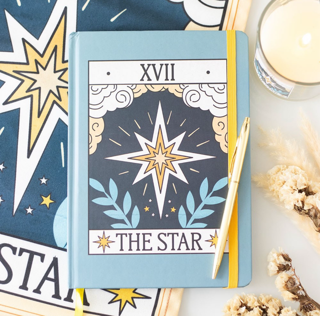 Vintage tarot - the star notebook 