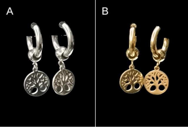 Boucles d&#039;oreilles arbre de vie 