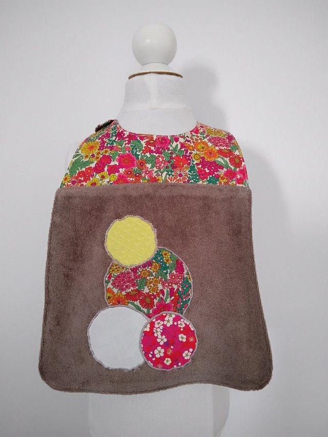 Bavoir Liberty Fleuri