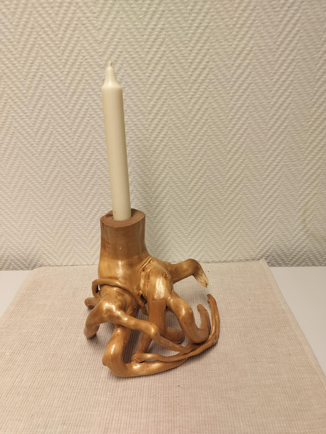 Kynttilänjalka puusta #137