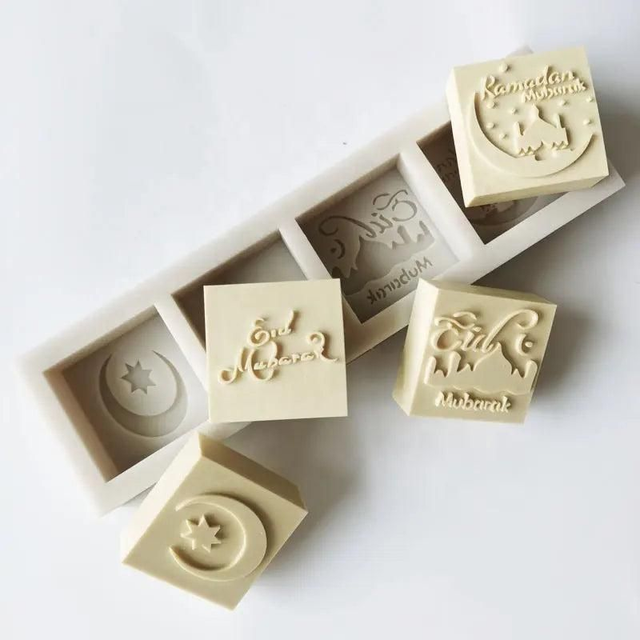 Silicone Fondant Mould - Ramadan and Eid design