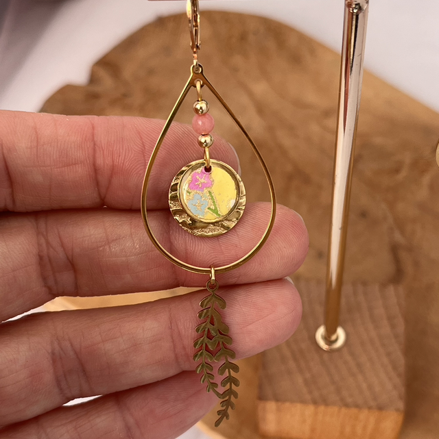 Boucles d’oreilles acier inoxydable