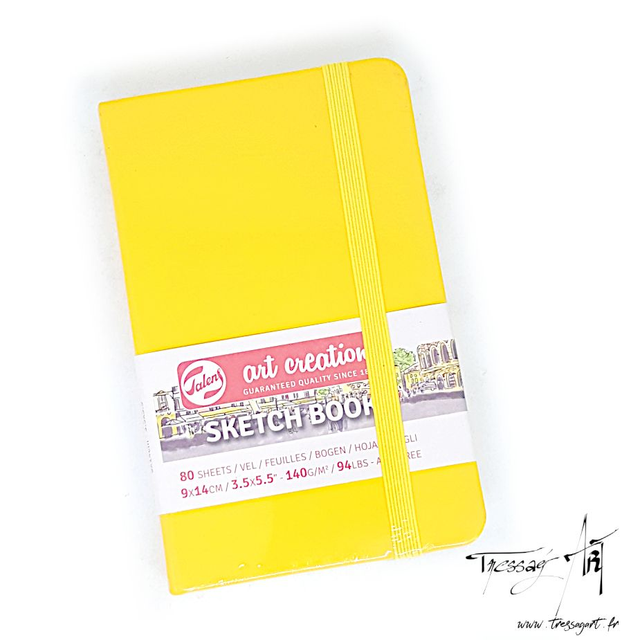 TALENS - CARNET DE CROQUIS JAUNE 9*14CM - AM026