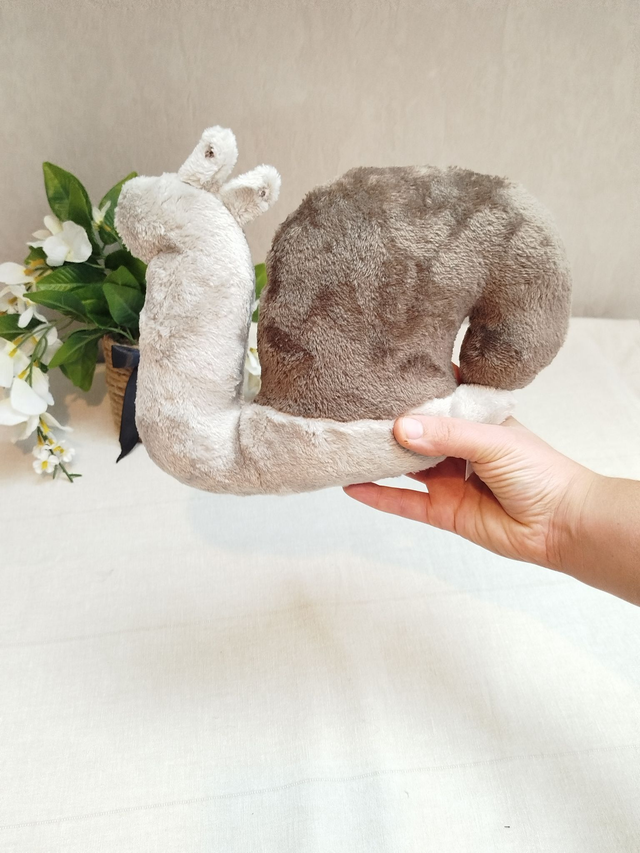 Peluche escargot marron