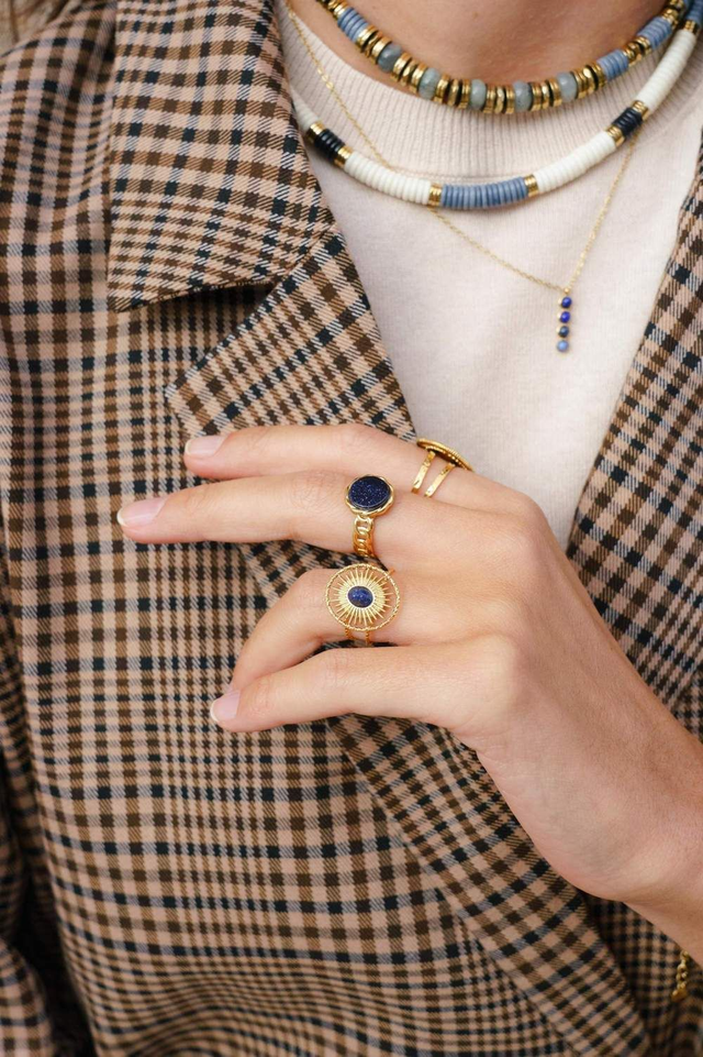 Bague Pierre ronde Onyx