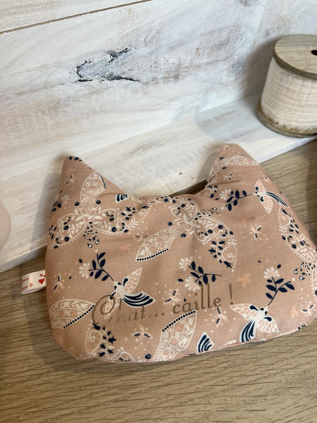 Bouillotte sèche *Tête de chat*