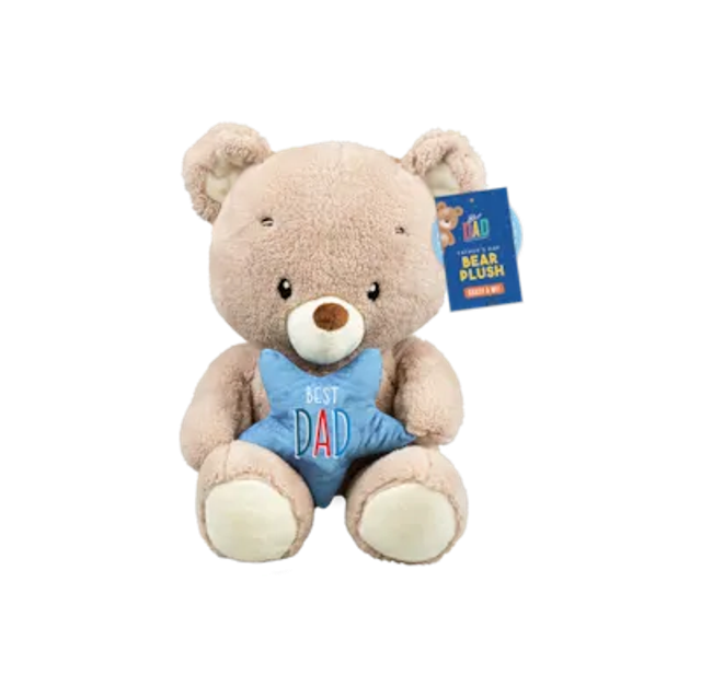 Best Dad Plush Bear 30cm birthday, Father’s Day 