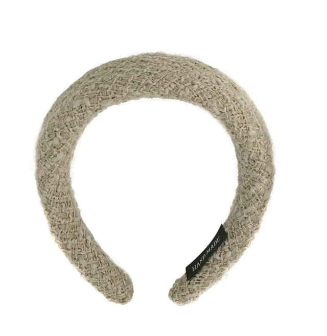 Haarband Dark Beige Pattern