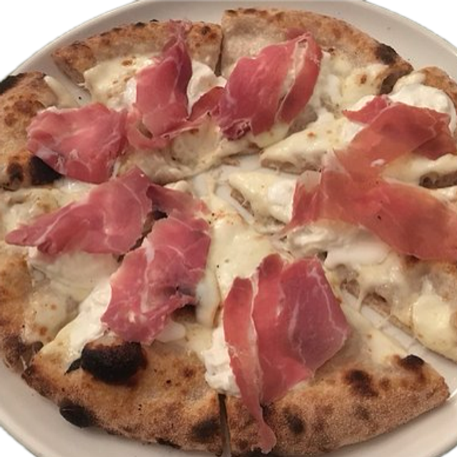 Pizza Covaccino Mozzarella di Bufala Prosciutto Crudo San Daniele 