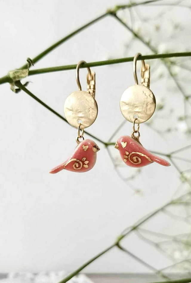 "Passarinhos" Brincos Médios / Medium Earings