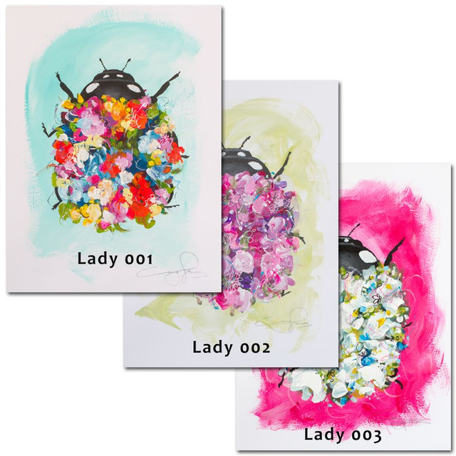 'Little Ladies' - originele schilderijen