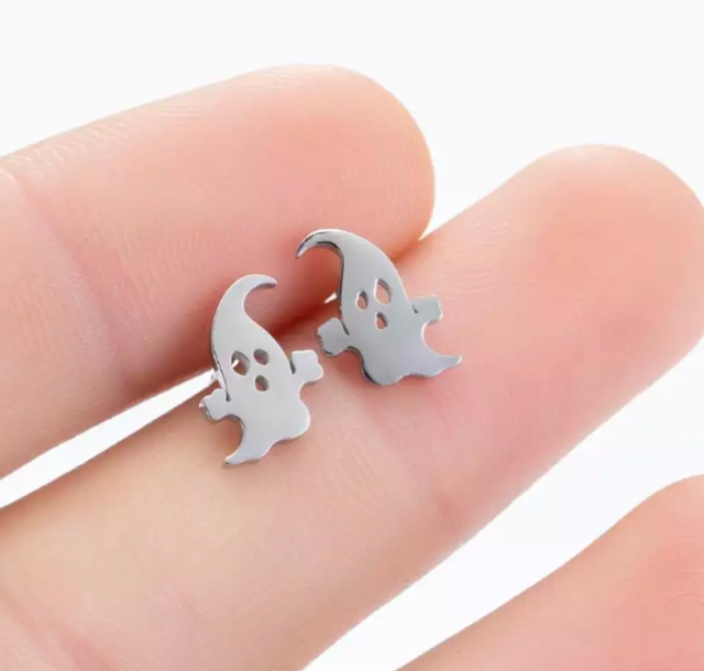 Ghost Stud Earrings