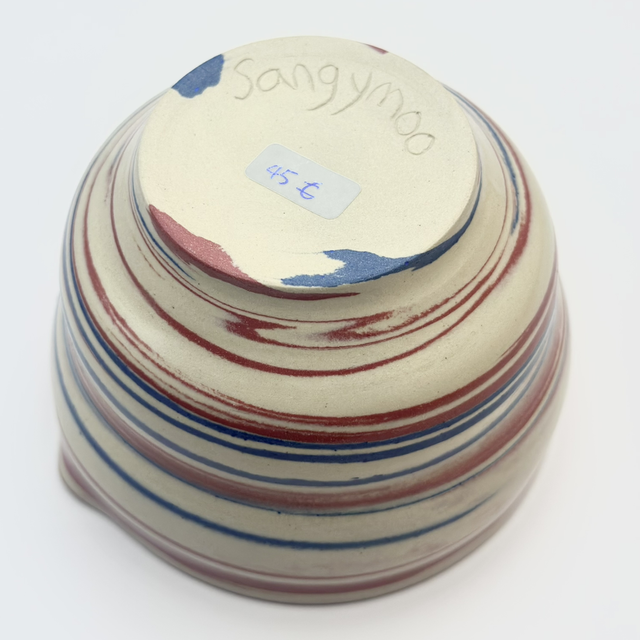 Bol à Matcha Ciel Intense Terre Mêlée | Bol en Céramique Fait Main | Idée Cadeau Amateur de Thé