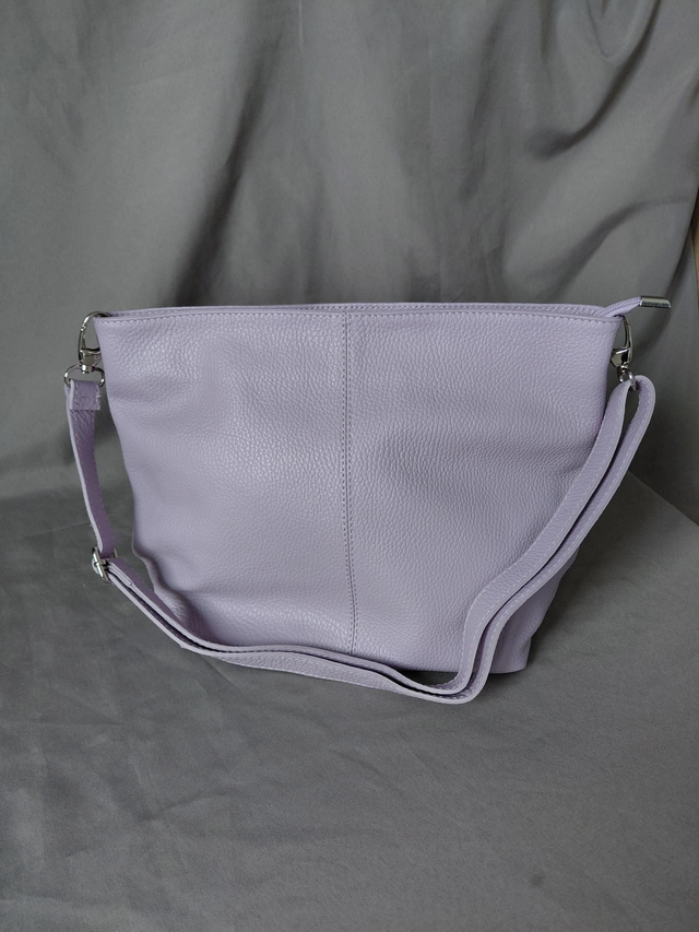 Sac en cuir couleur pastelle 