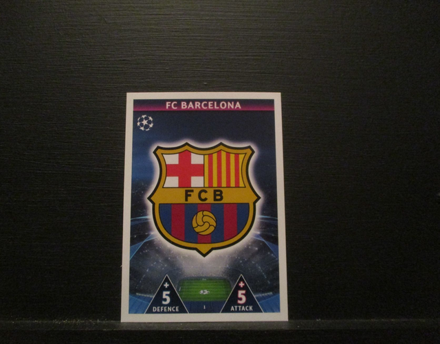 FC BARCELONA - UEFA Champions League Match Attax 2018/19 Original Trading Card #1