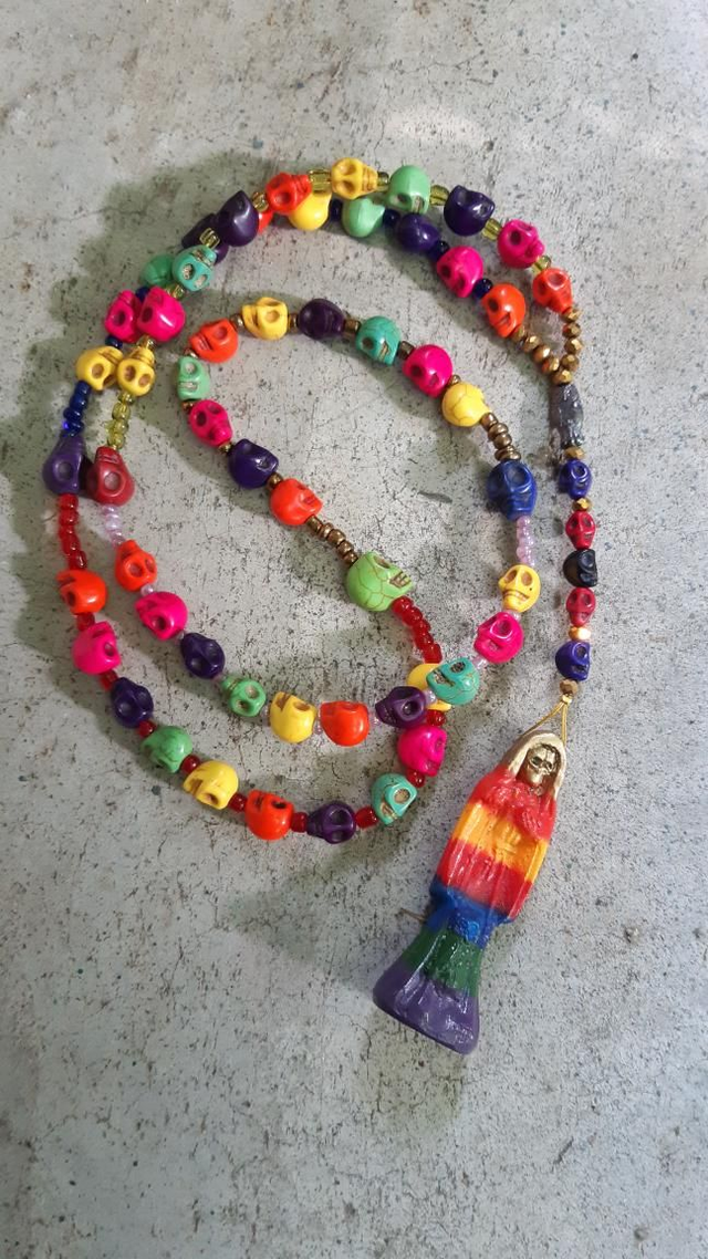 Chapelet Santa Muerte 7 pouvoirs