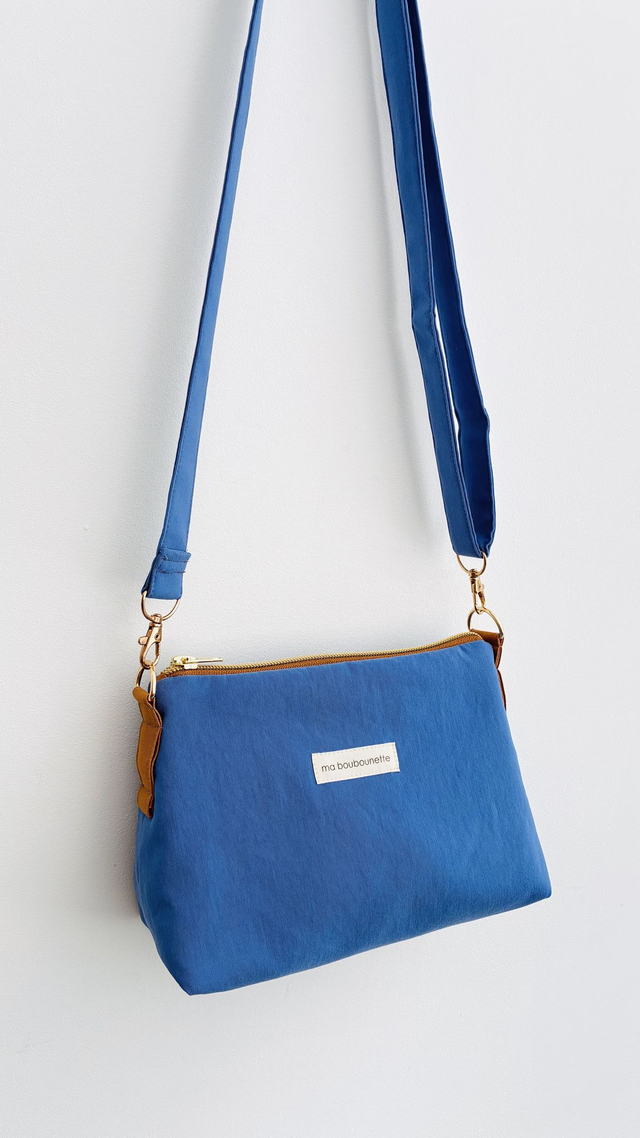 Sac bandoulière en Azure