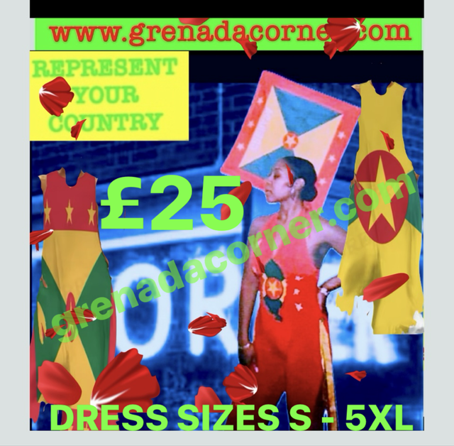 🇬🇩 GND GRENADA SPICE ISLE COLLECTION  -  YELLOW MAXI DRESS