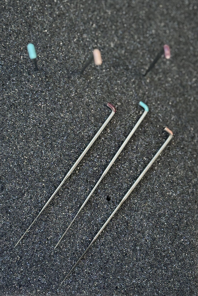 Set of 3; 38 gauge triangular, 40 gauge triangular, 42 gauge triangular felting needle