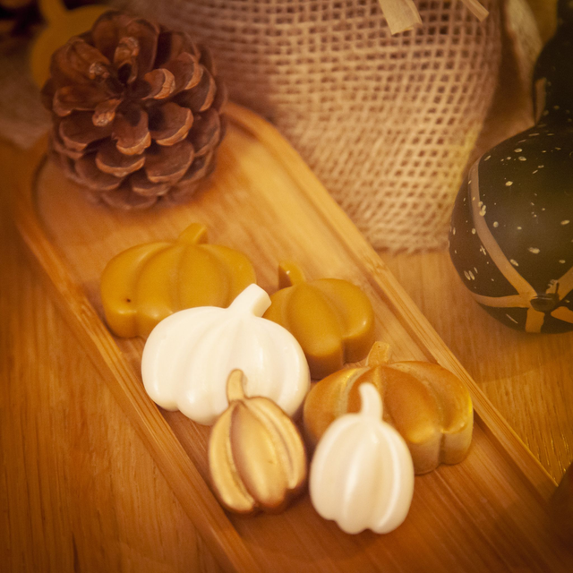 Fondants citrouille à la cire végétale