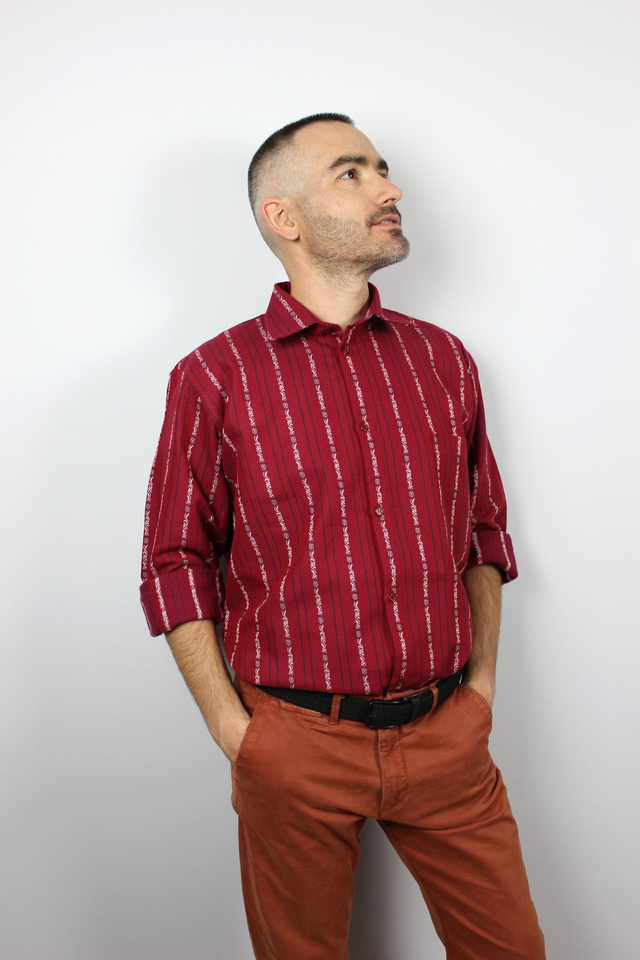 Chemise avec Col L.M Rouge