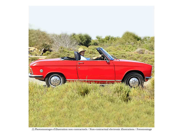 Peugeot 304 Cabriolet 1972 Rouge Norev 184980 1/18