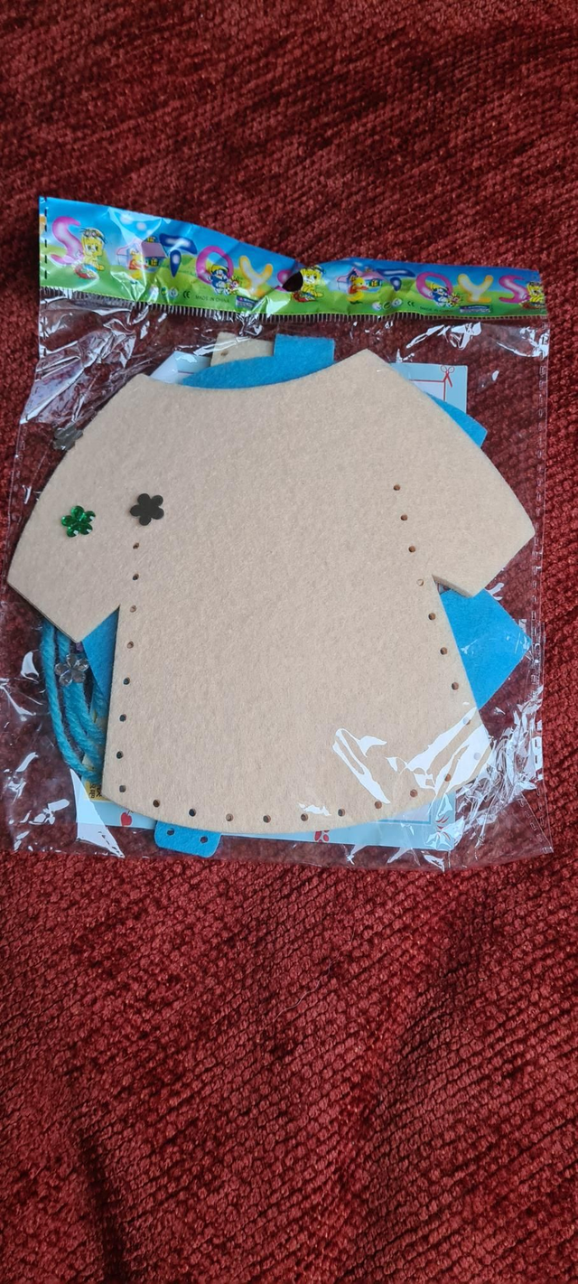 Sew Make Your Own Bag DIY Blue Tshirt Dress Bow Tie