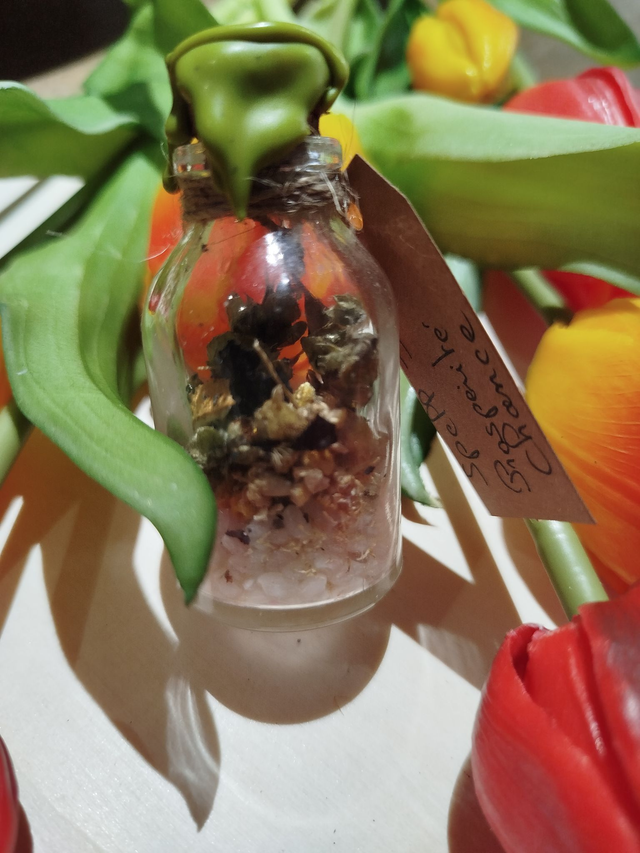 Spell jar prosperité et chance