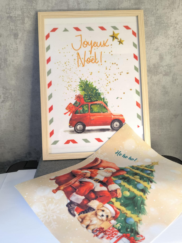 Toiles sublimées "Noël 2025"