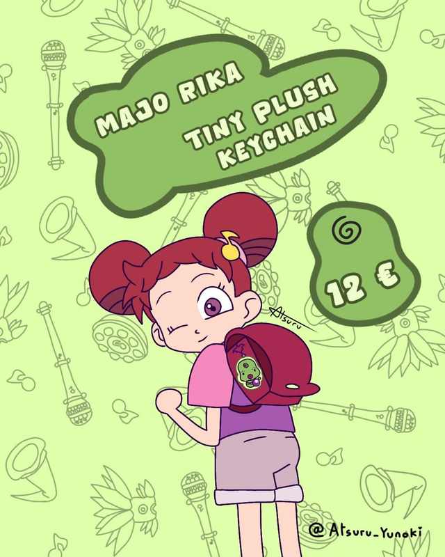 Peluche MajoRika (Maggie Grigri) / Peluche / Ojamajo Doremi / Design by Atsuru Yunoki (Me) /