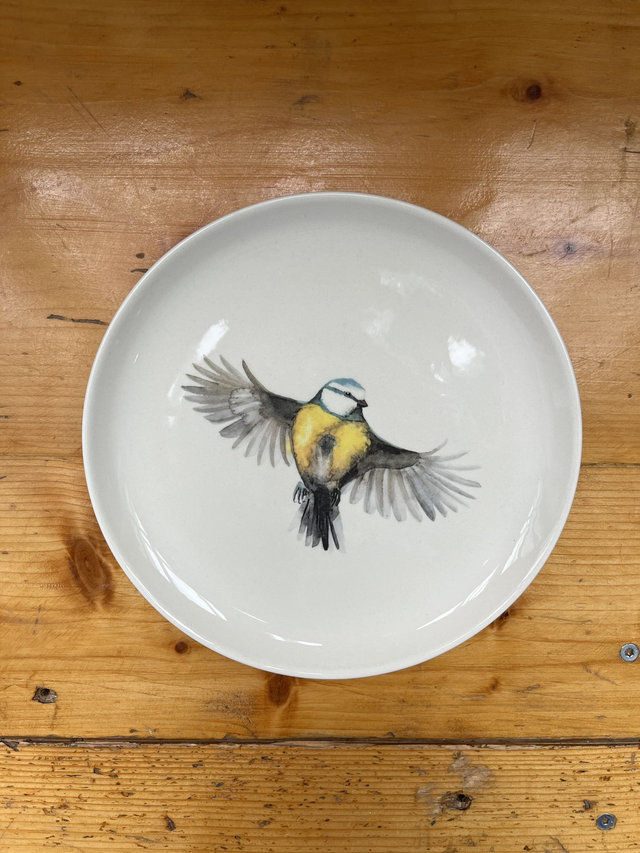 Teller Vogel "Blaumeise"