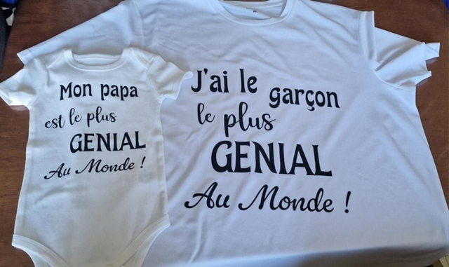 Tee-shirt pour 2 